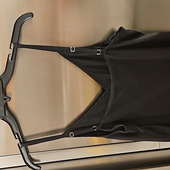 ๐JENNI KAYNE๐ Rio Slip Dress ~ Y2k 90s Satin Black Medium NWOT - Picture 15 of 16